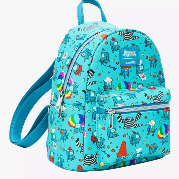 NWT Adventure Time BMO AOP Mini Backpack - Picture 2 of 4